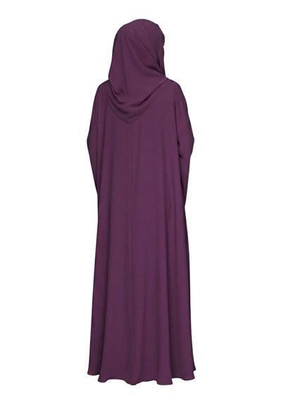 Casual side button abaya